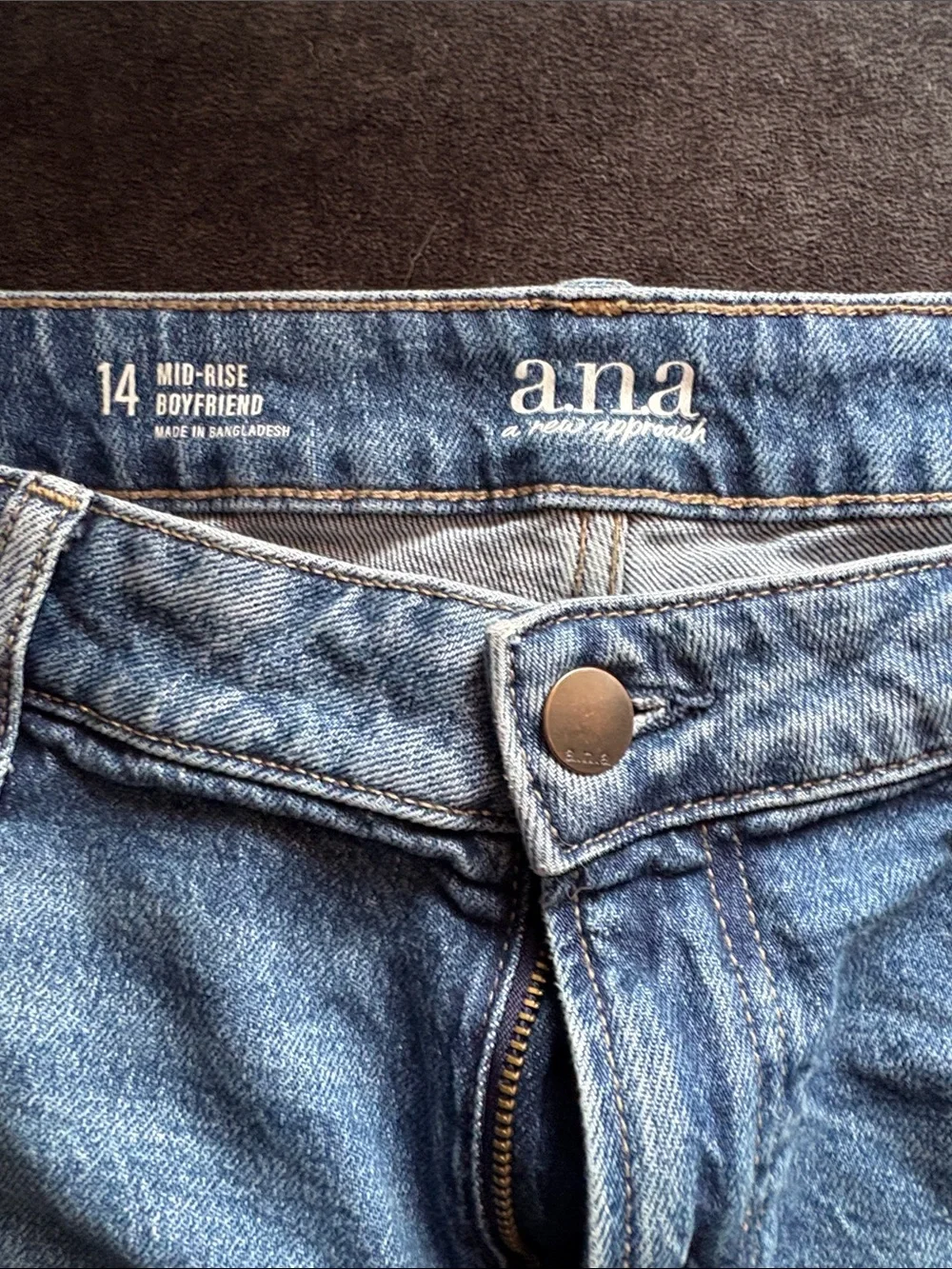 a.n.a Light Blue Distressed Boyfriend Jeans - Picture 2 of 3